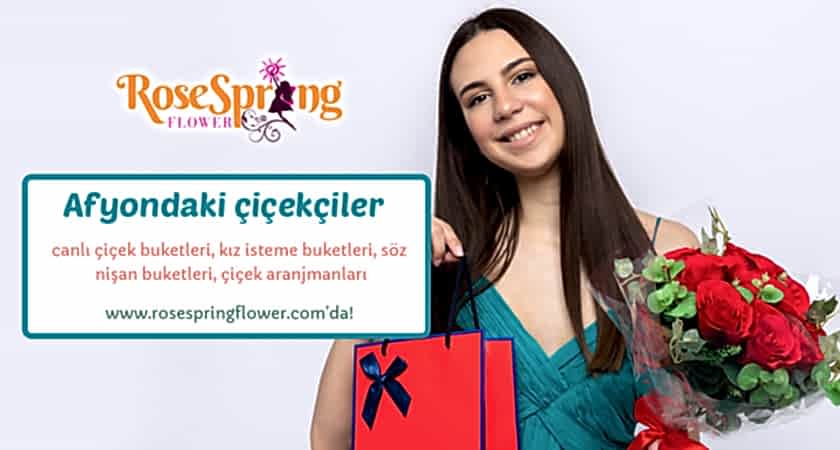 Afyondaki çiçekçiler